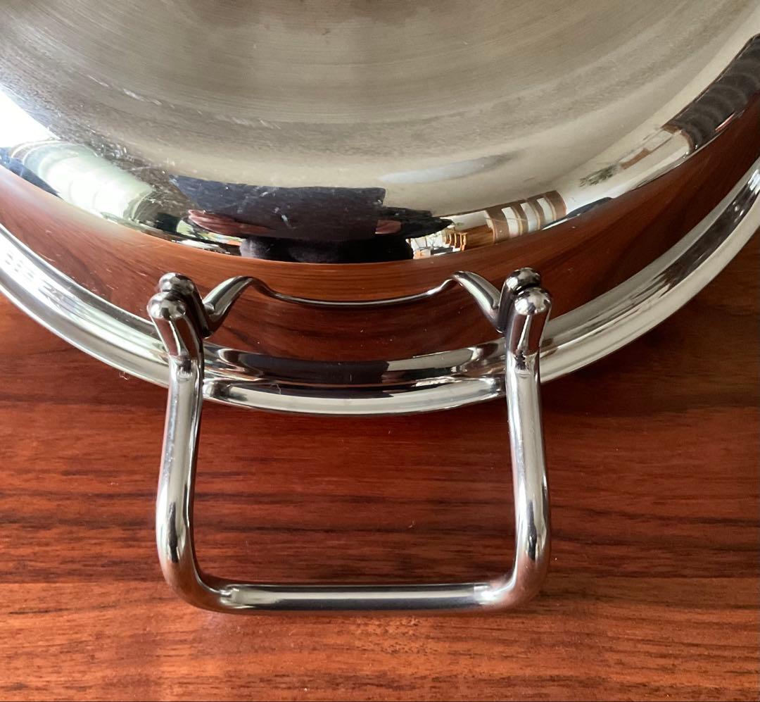 ジオプロダクト 蒸し器付き両手鍋 25cm 日本製 ステンレス