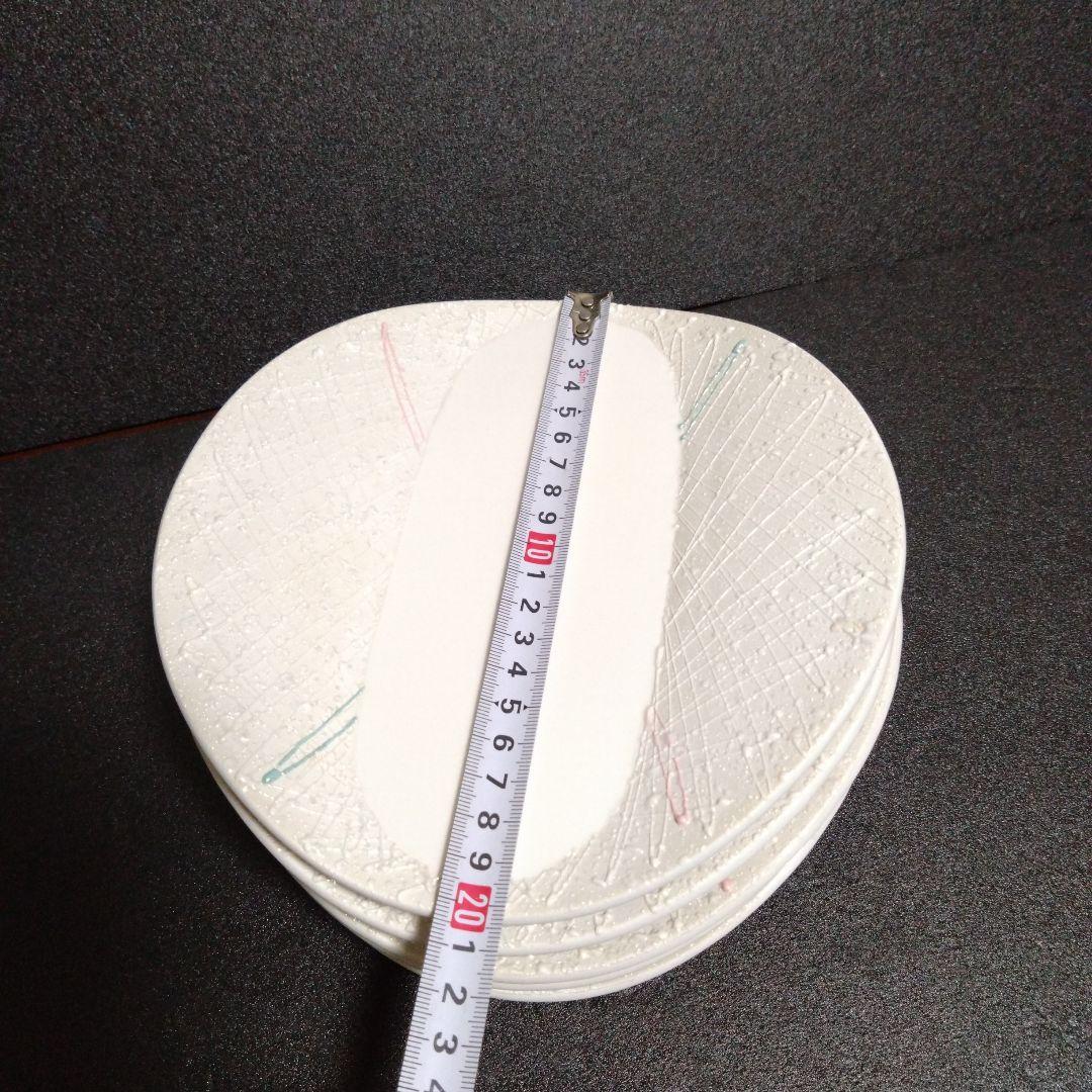 未使用 有田焼 古千窯 湾曲プレート5枚　お祝い