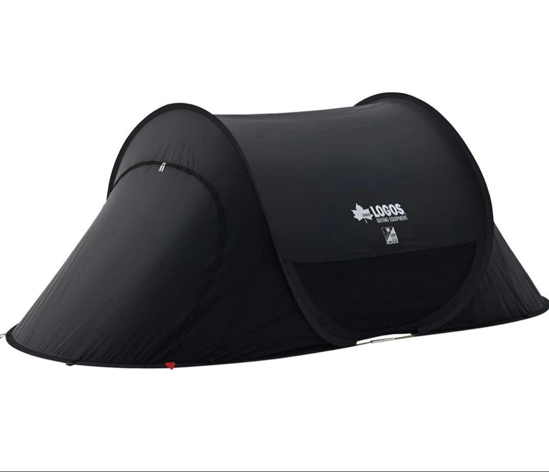 LOGOS(ロゴス)UV ワンタッチテント ポップアップテント ブラック 黒