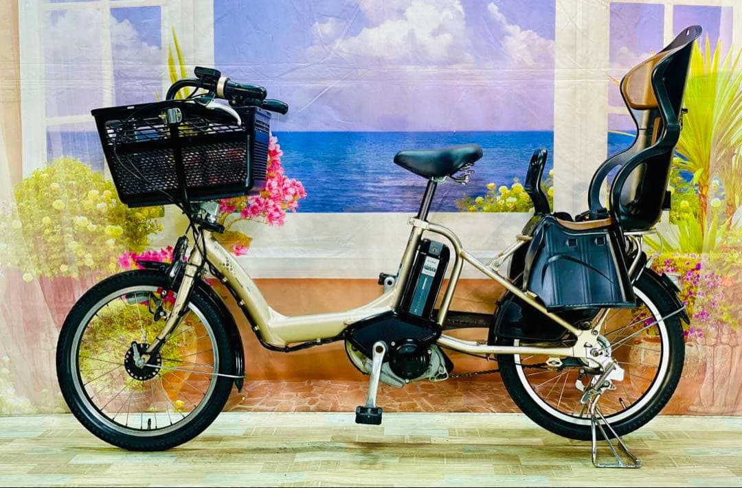 超特価！アンジェリーノ⭐️ブリヂストン子供乗せ電動アシスト自転車Y3195