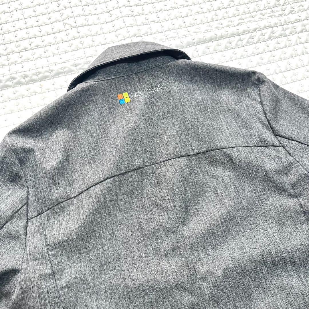 美品 Microsoft マイクロソフト ジャケット 企業系 アウター M 希少