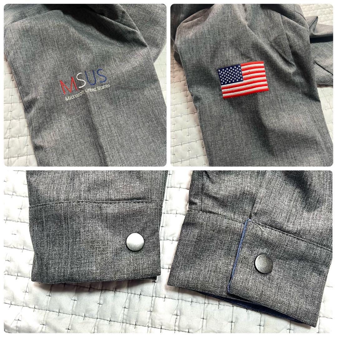 美品 Microsoft マイクロソフト ジャケット 企業系 アウター M 希少