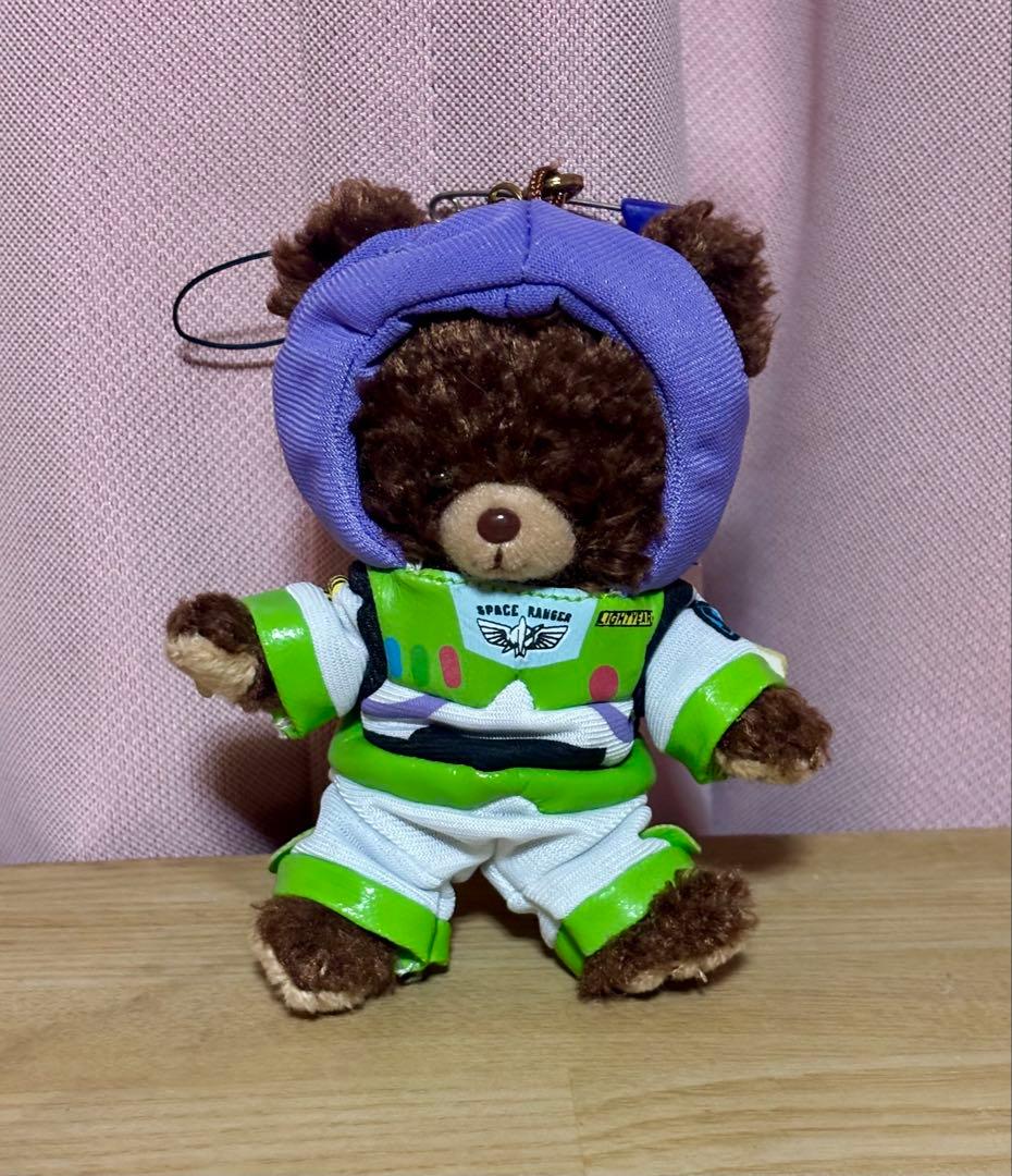 ユニベアシティ バズライトイヤー　ミッキーミニー　なりきりストラップ