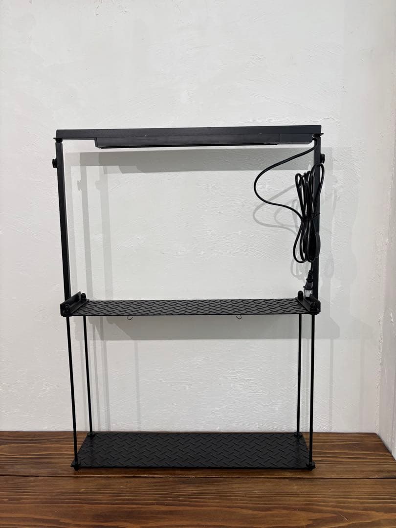 植物　アガベ　多肉　植物ラック　育成ledライト付き　無骨　インダストリアル