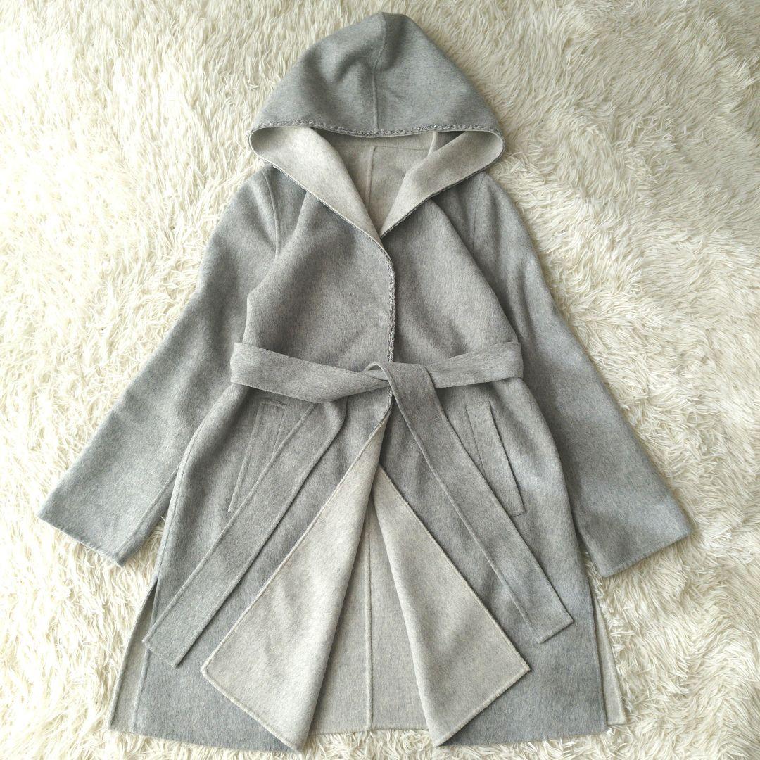 希少XL♡極美品✨トゥービーシック ウールリバーライトコート 上質 グレー 42