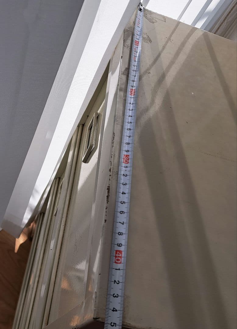 レトロ　ヴィンテージ　ベージュ スチールキャビネット 3段