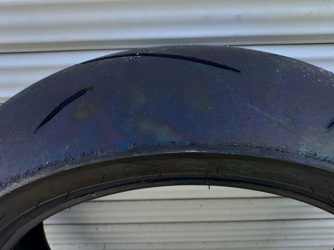 ダンロップ　α-13SP H F110/R150 前後セット 30分バリ山！