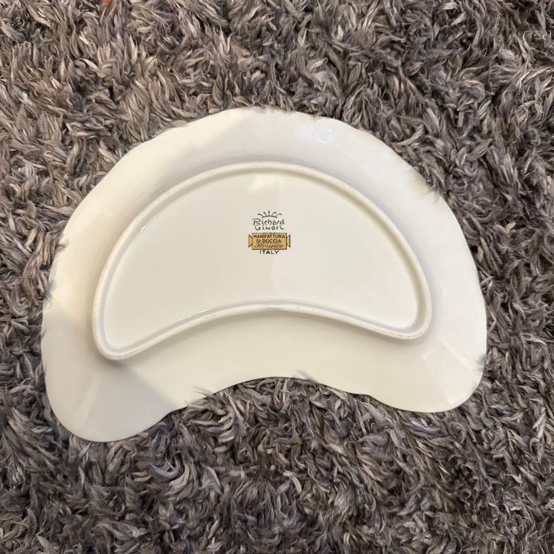 美品　リチャードジノリ イタリアンフルーツ クレセント 2枚 三日月皿