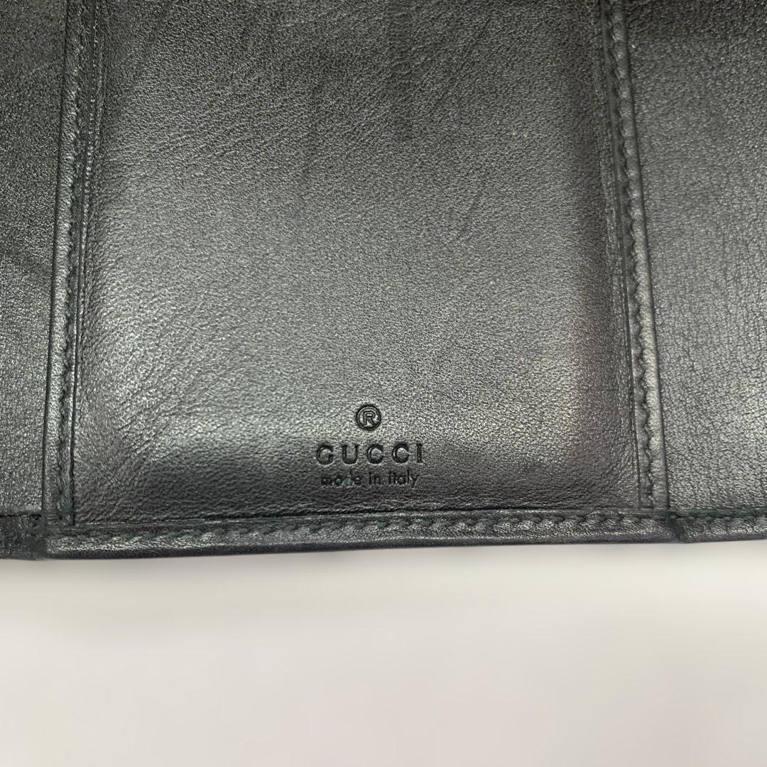 GUCCI GGマーモント　三つ折り財布　474802