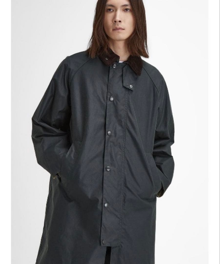 Barbour エクスモア EXMOOR ワックス ミドルレングス コート