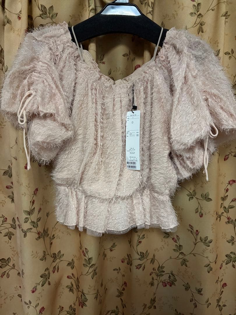 COCODEAL オフショルフラッフィーブラウス
