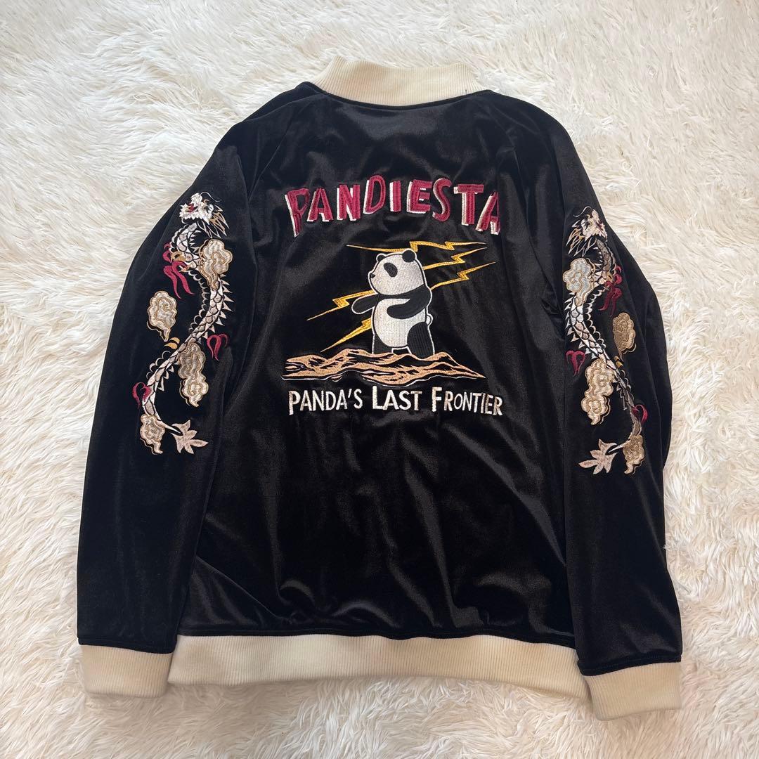 PANDIESTA パンディエスタ　パンダ　スタジャン　刺繍　希少サイズXXL