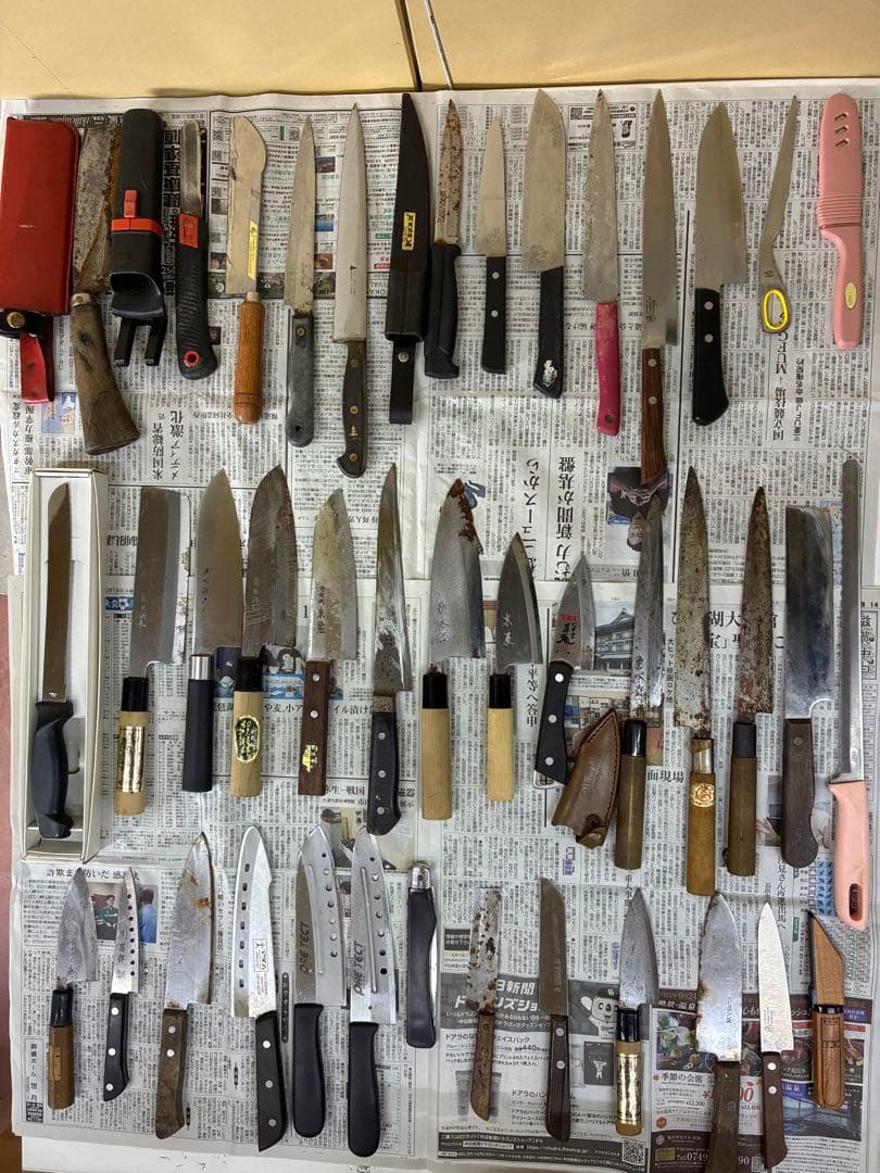 包丁 ナイフ まとめ 50本以上 有次 出刃包丁 等