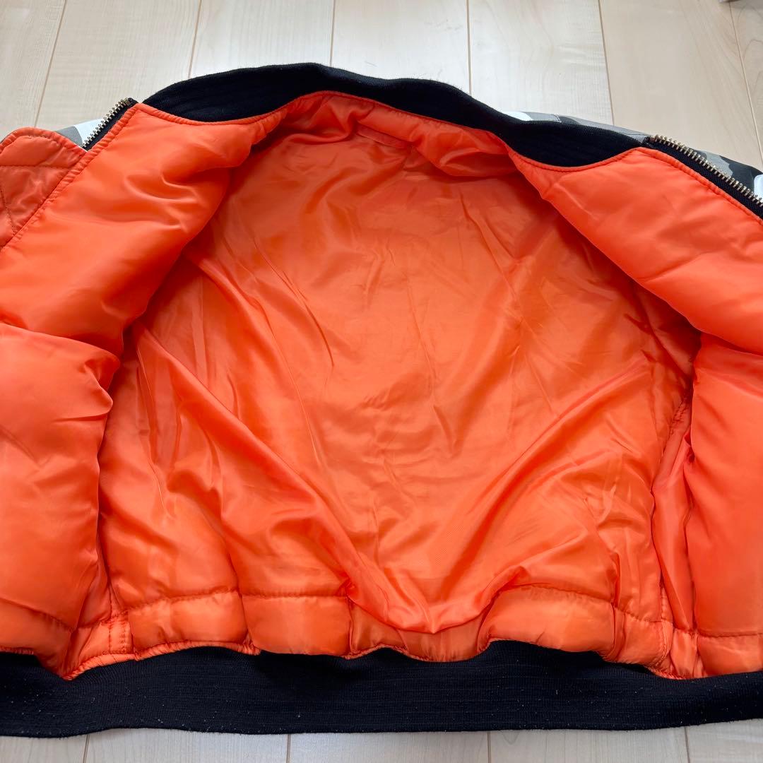 ビリオネアボーイズクラブ カモフラ柄 MA-1ジャケット 億万長者少年倶楽部 S