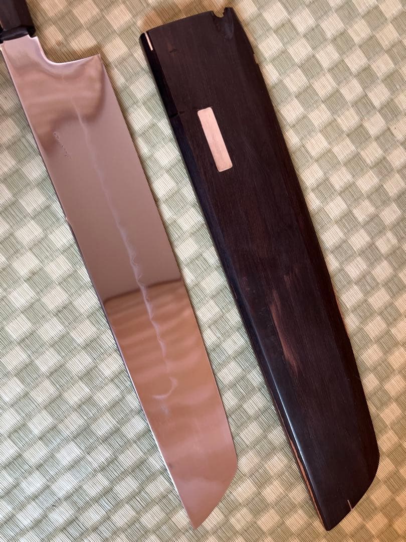 鱧切　包丁　青鋼　水本焼　尺一寸