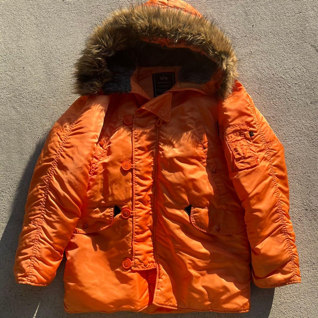 ALPHA INDUSTRIES N-3B 限定モデル　M オールオレンジ