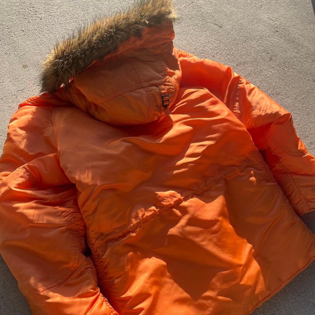 ALPHA INDUSTRIES N-3B 限定モデル　M オールオレンジ