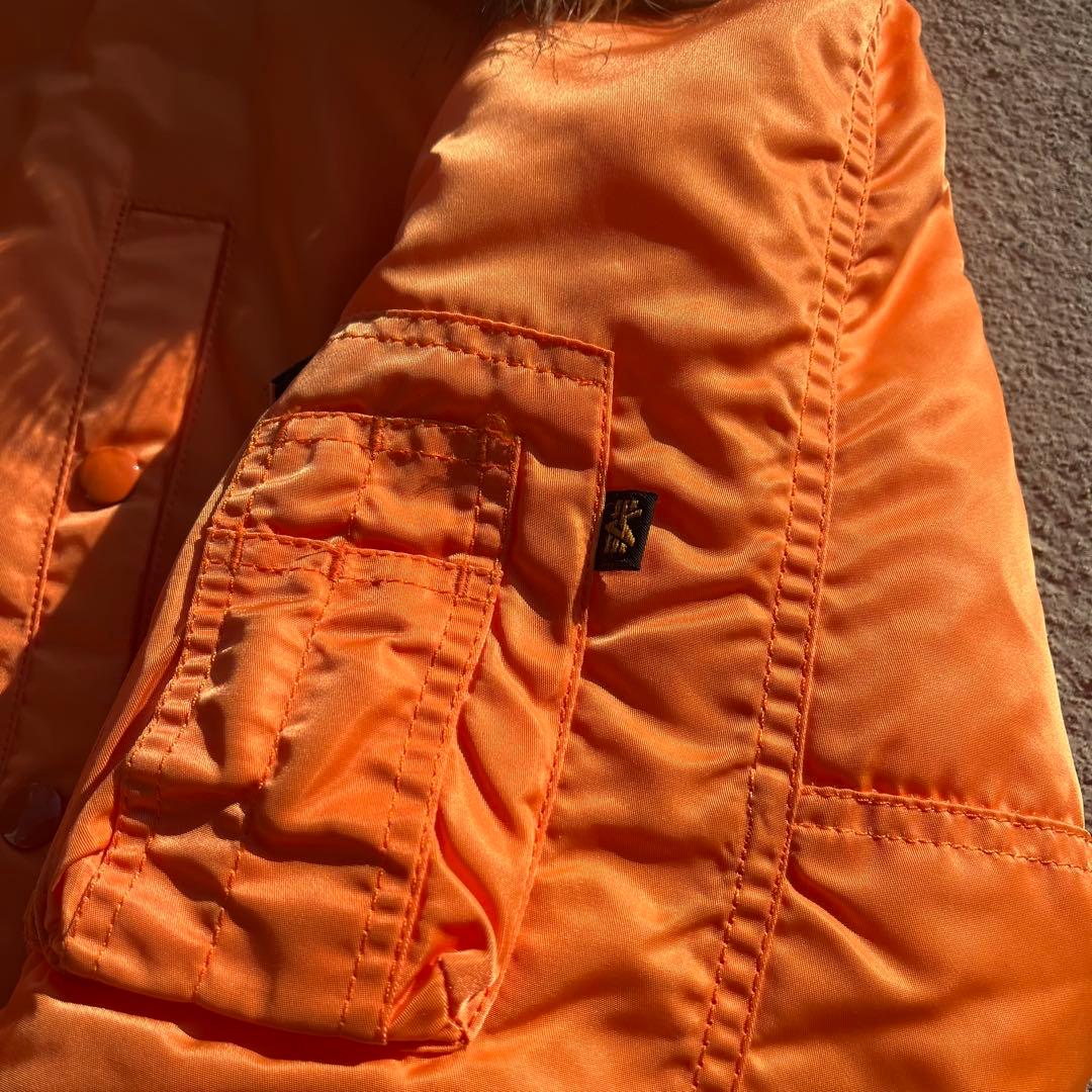 ALPHA INDUSTRIES N-3B 限定モデル　M オールオレンジ