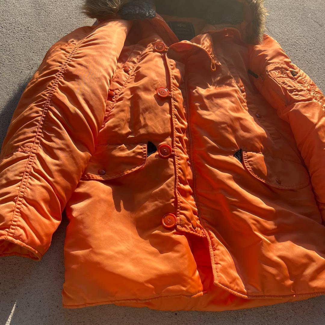 ALPHA INDUSTRIES N-3B 限定モデル　M オールオレンジ