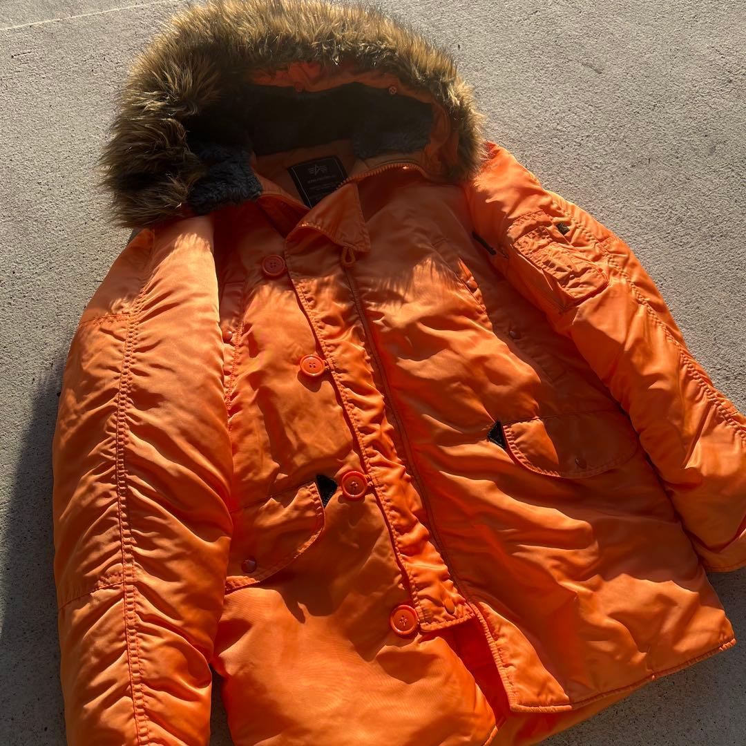 ALPHA INDUSTRIES N-3B 限定モデル　M オールオレンジ
