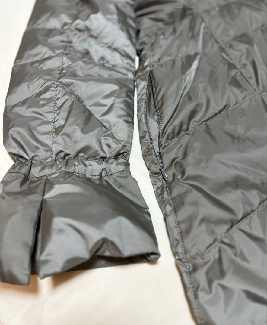 センソユニコ ダウンジャケット 変形 ビッグカラー ドローコード L