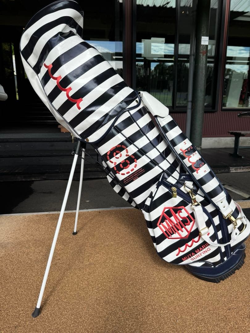 muta ストライプ キャディーバッグ