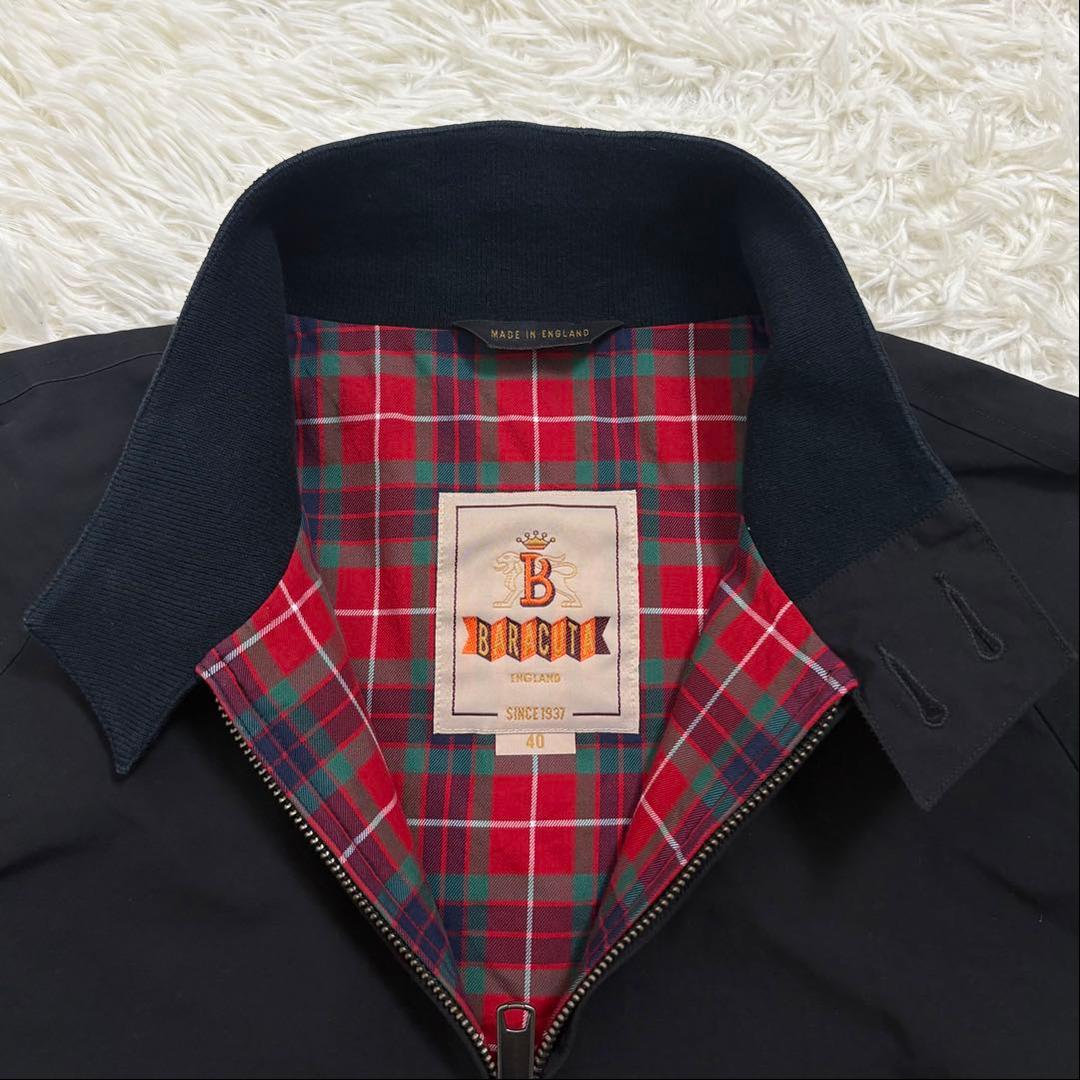 バラクータ G4ドライビングコート スイングトップ ブルゾン 40 黒 英国製