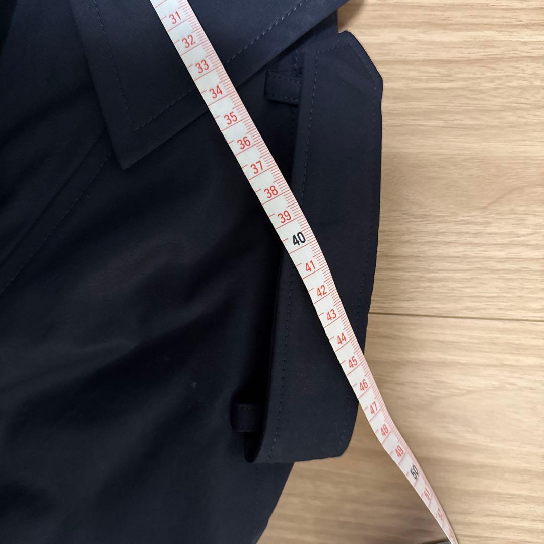 イエナ　トレンチロングコート 36 ネイビー 2025春発売