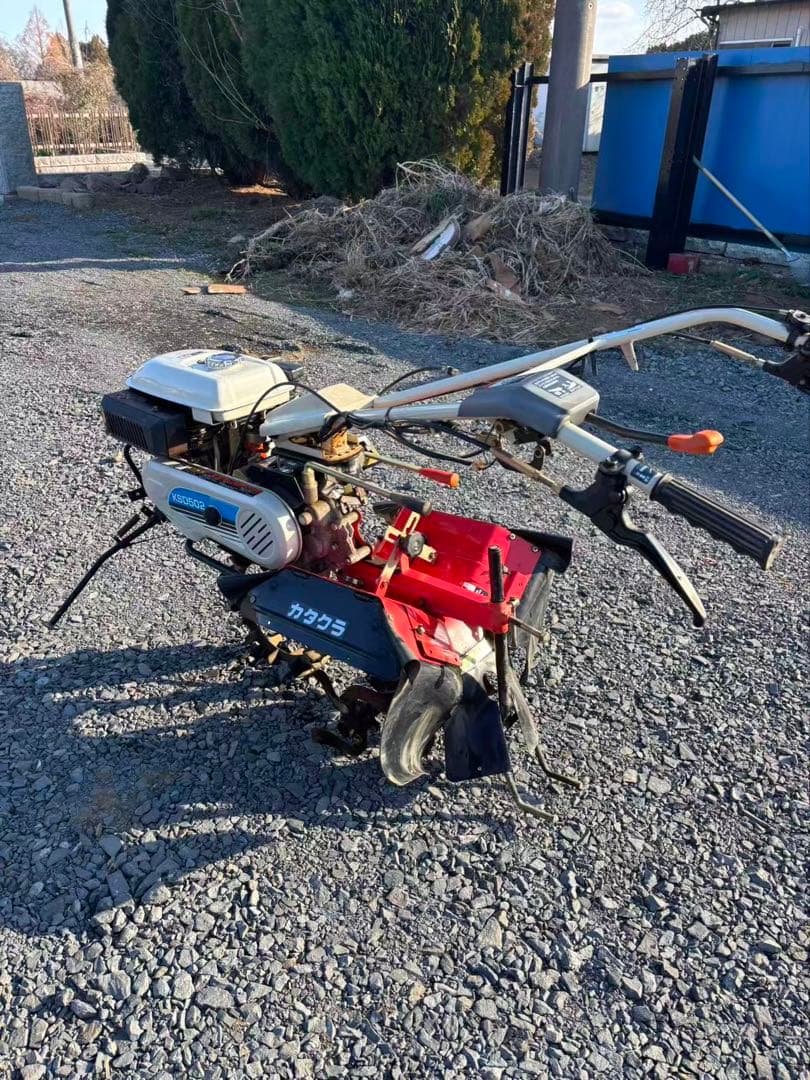 最終即決価格‼️クボタKSD502耕運機ガソリン4馬力 茨城县引き取り限定