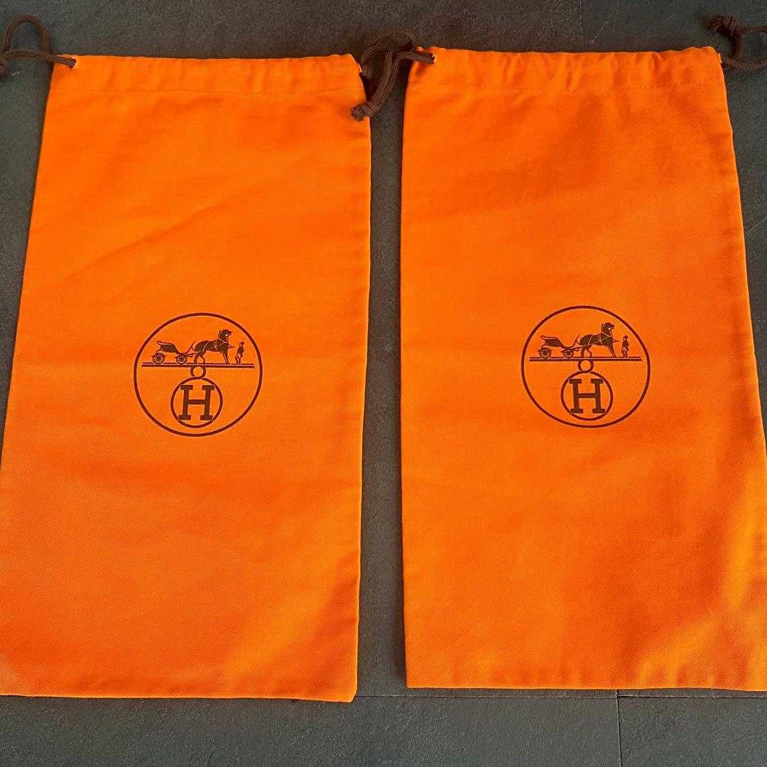 【美品】HERMES スニーカー　H スエード