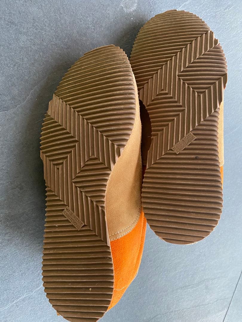 【美品】HERMES スニーカー　H スエード