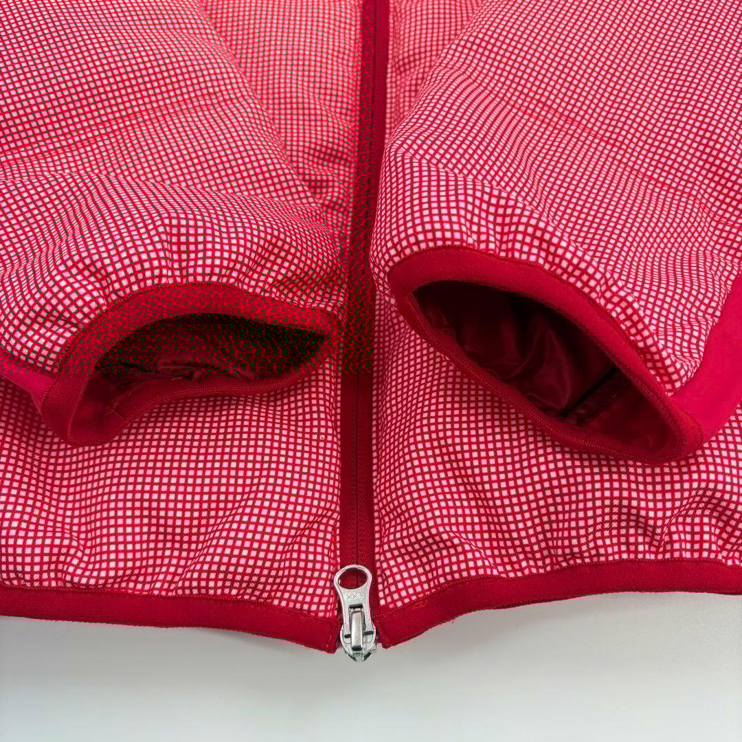 新品未使用　パーリーゲイツ ダウンジャケット 5 L 赤 チェック 805