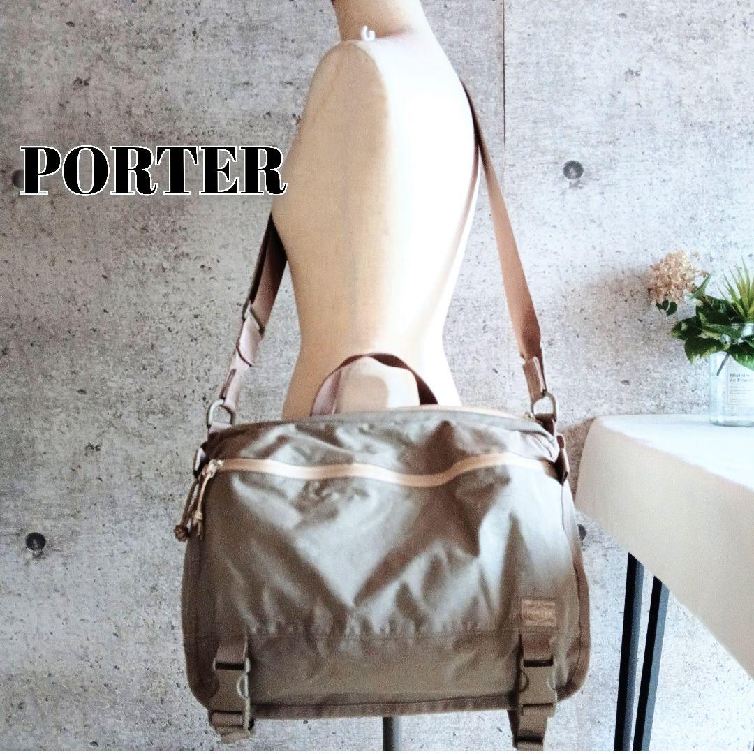 良品 ポーター クランカーズ ショルダーバッグ 多機能 鞄 レディース メンズ