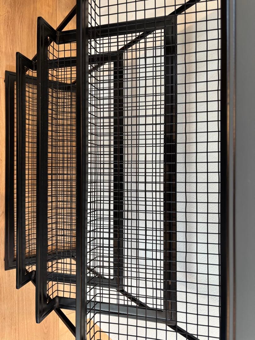 最終値下げ❗️マガジンラック　アイアン　シューズラック　インダストリアル