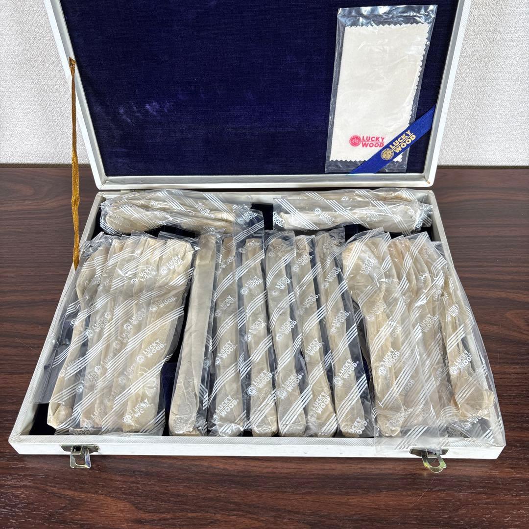 【未使用】ラッキーウッド オルレアン カトラリーセット 24P