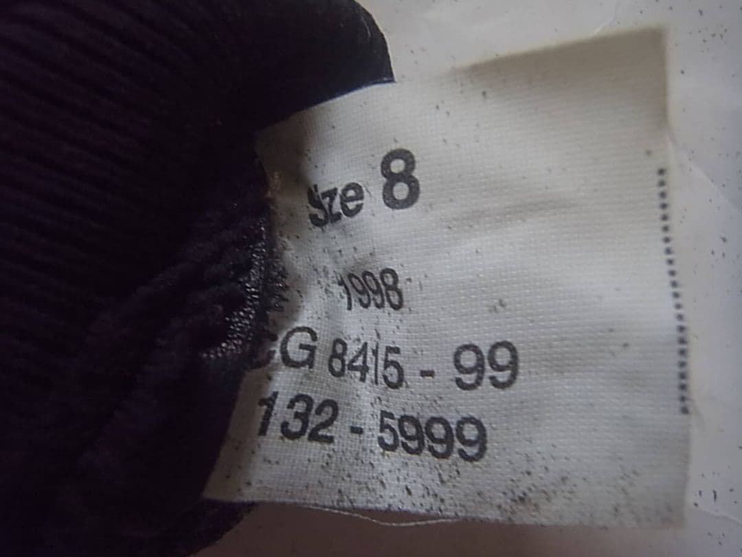 希少 イギリス軍 ブラックレザーコンバットグローブ タグ付きサイズ８ SAS