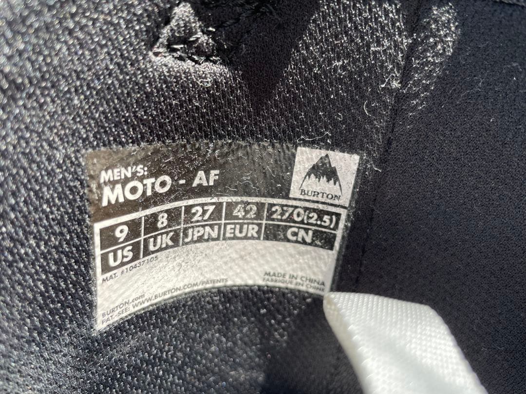 【Nori】Burton MOTO-AF スノーボードブーツ 27cm