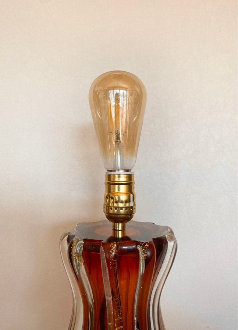 70sヴィンテージランプ ミッドセンチュリー レトロ ベースのみ