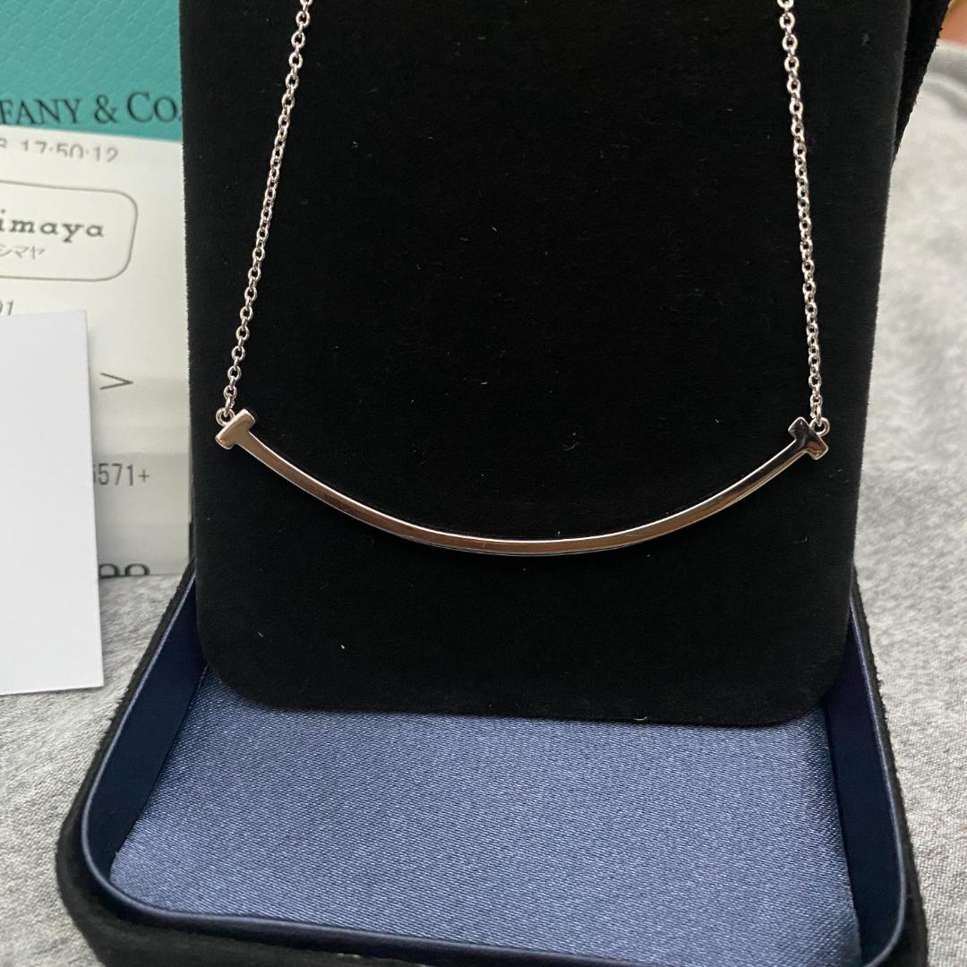 シンプルカーブデザイン シルバーネックレス