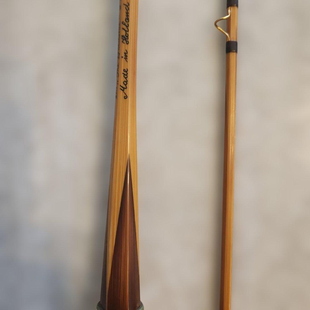 レア　未使用　超美品　　　　　　　オランダ　g&g バンブーロッド革ケース付き