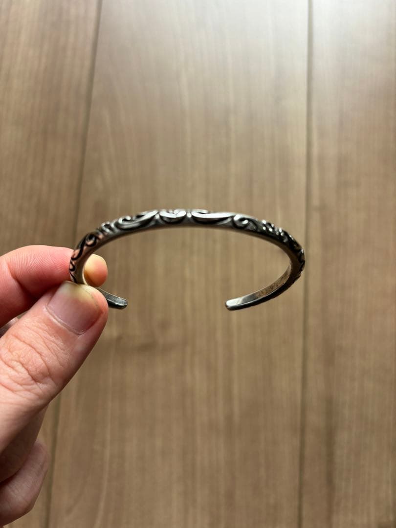 最終値下 CHROME HEARTS スクロールバングル 2
