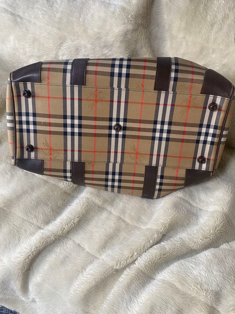 Burberry チェック柄 ボストンバッグ バーバリーズ　旅行カバン