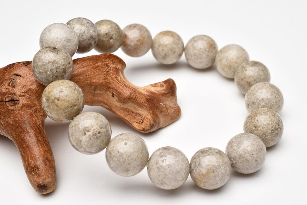 【１点物】 日本銘石 宮崎県産 ニニギ水晶　12mm　天然石ブレスレット