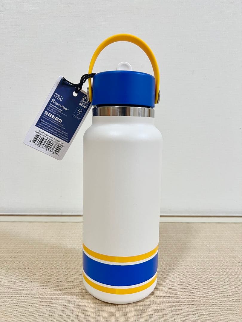 限定品 ハイドロフラスク 32oz ストロー付水筒 キャンパスアイボリー
