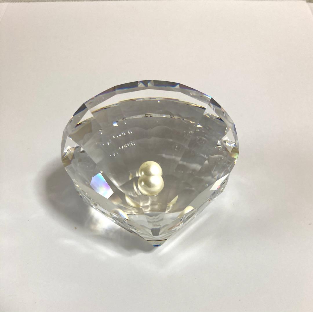 Swarovski Shell with Pearl ラージ　014389