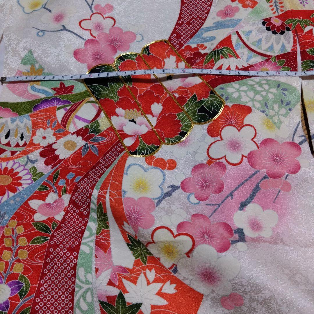 美しい★七五三★白ピンクグラデーション着物