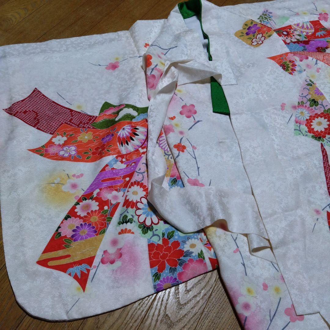 美しい★七五三★白ピンクグラデーション着物