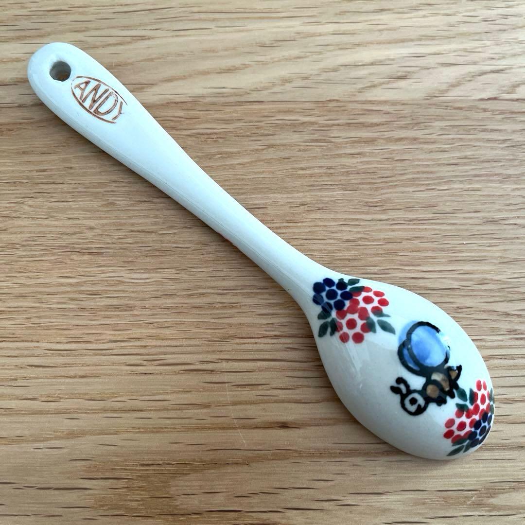 ポーランド食器　ANDY社マグカップ&プレート&スプーン3点セット