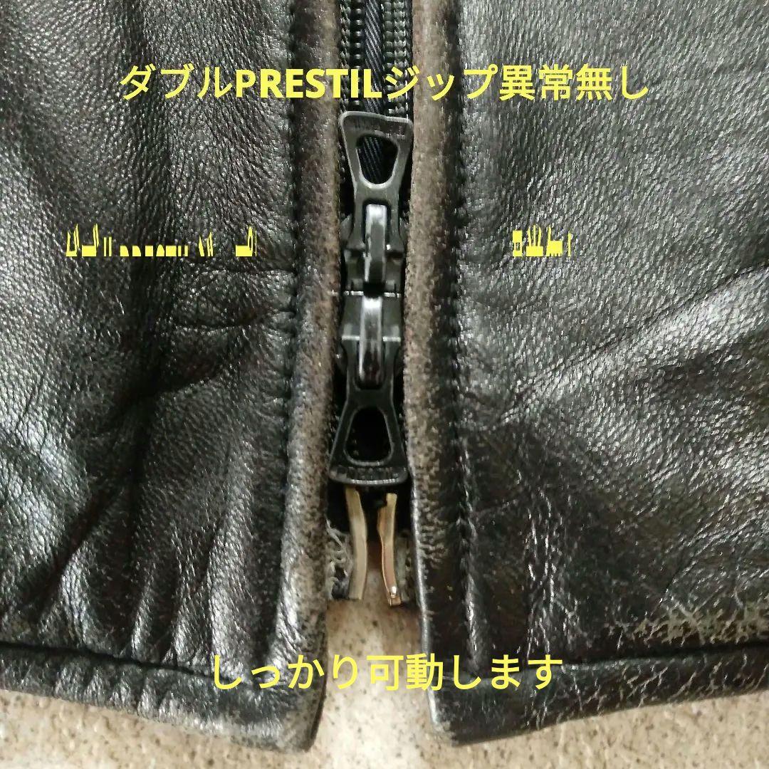 希少70s Vintage フランス軍 カーコート レザージャケット ミリタリー