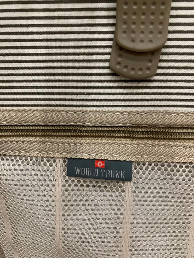 【WORLD TRUNK】キャリーケース バック トランク　ブラック 黒